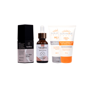 Hyaluronic +Sun-pause(Cream or Lotion)+Acne