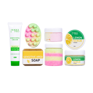 Disney (Scrub,Butter,Soap) + PukkaPro for body