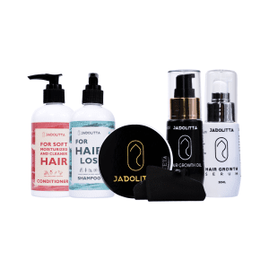 Jadolitta Set (Cream+Serum+Oil)+Hair loss shampoo + Conditioner